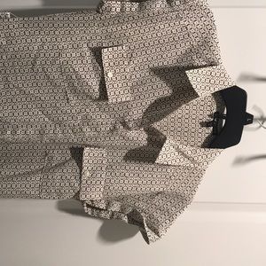 Olive green shirt dress